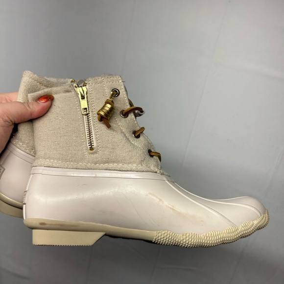 Sperry Women’s 8 Beige Wool Duck Boots - Picture 8 of 8
